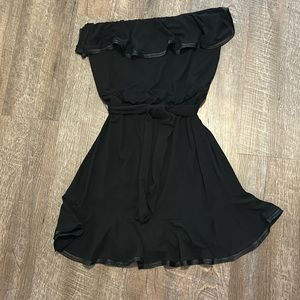 Black Tube Top Dress